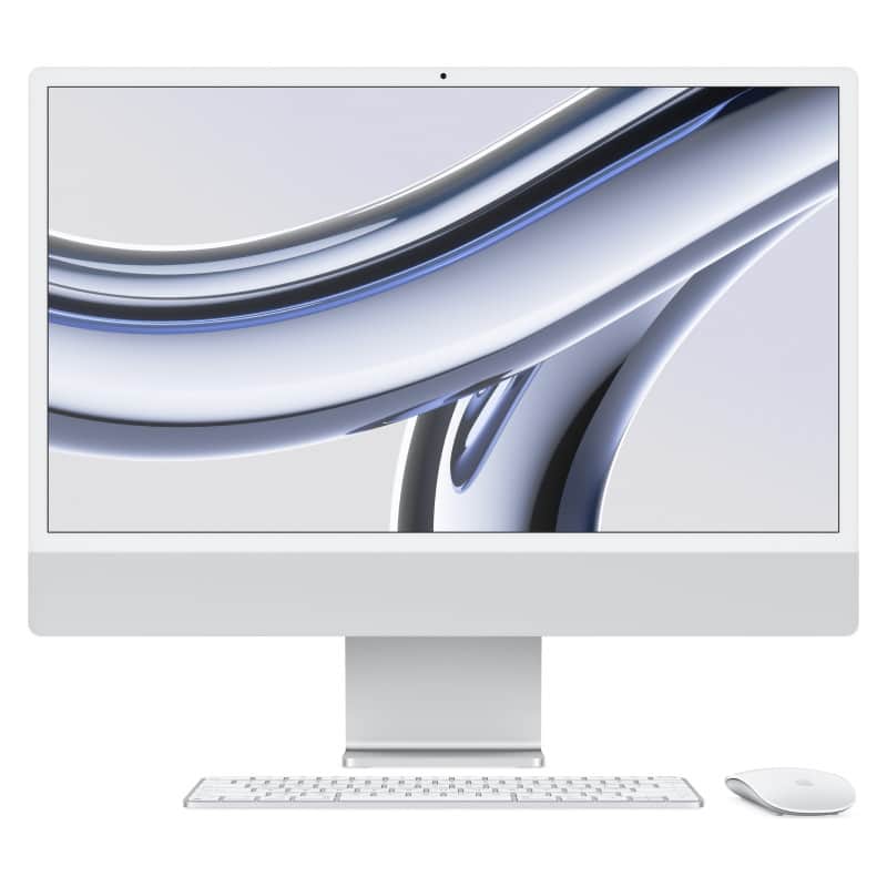 iMac 24" Retina 4,5K (M3 8C CPU, 10C GPU) 8Gb/512Gb Серебристый