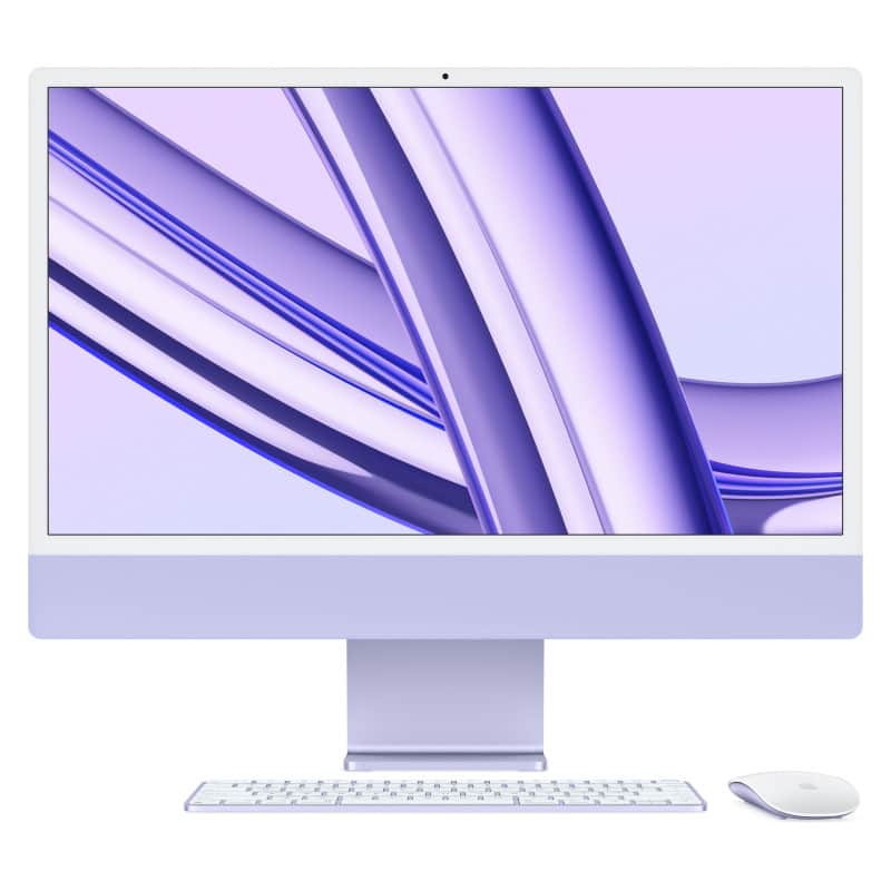 iMac 24" Retina 4,5K (M3 8C CPU, 10C GPU) 24Gb/1Tb Фиолетовый