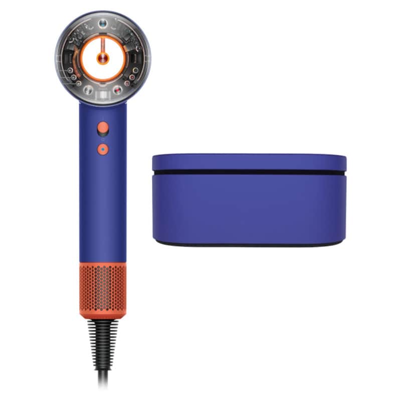 Фен Dyson Supersonic Nural HD16 для прямых волос Голубой/Топаз с кейсом