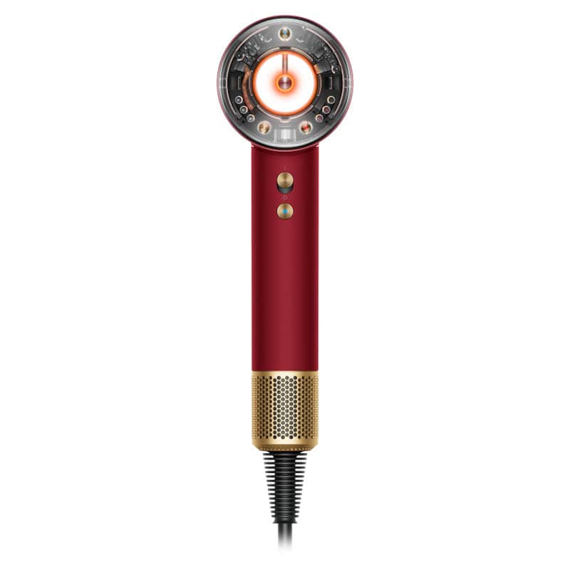 Фен Dyson Supersonic Nural HD16 для прямых волос Красный бархат/Золото с кейсом