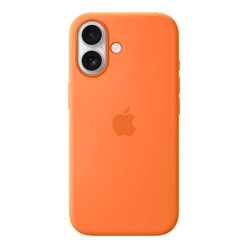Силиконовый чехол для iPhone 17 (Orange) Оранжевый