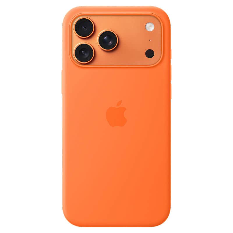 Силиконовый чехол для iPhone 17 Pro Max (Orange) Оранжевый