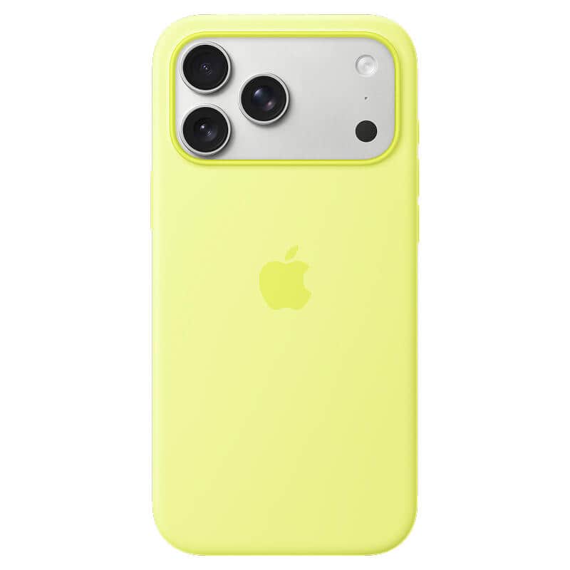 Силиконовый чехол для iPhone 17 Pro Max (Neon Yellow) Неоновый желтый
