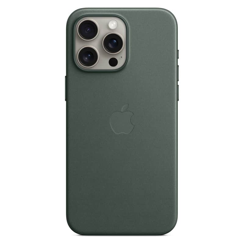 Чехол FineWoven MagSafe для iPhone 15 Pro Max Зеленый