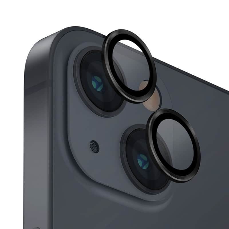 Защитное стекло объектива камеры Uniq Optix для iPhone 14/14 Plus Черный