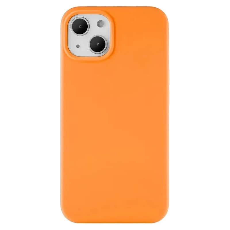 Защитный силиконовый чехол uBear Touch Mag Case для iPhone 13 Оранжевый