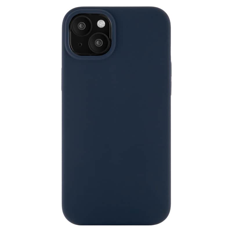Силиконовый чехол uBear Touch Mag Case для iPhone 15 Plus Темно-Синий
