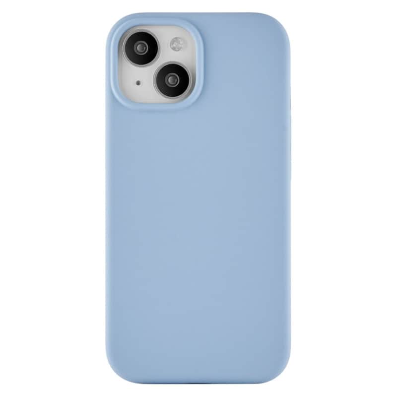 Силиконовый чехол uBear Touch Mag Case для iPhone 15 Plus Голубой