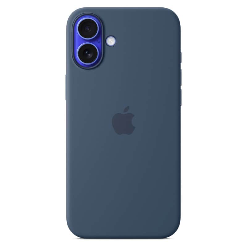 Силиконовый чехол MagSafe для iPhone 16 Plus Деним