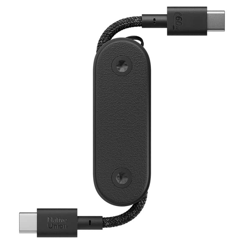 Кабель-брелок Native Union с разъёмом Type-C/Type-C (1 м) Черный