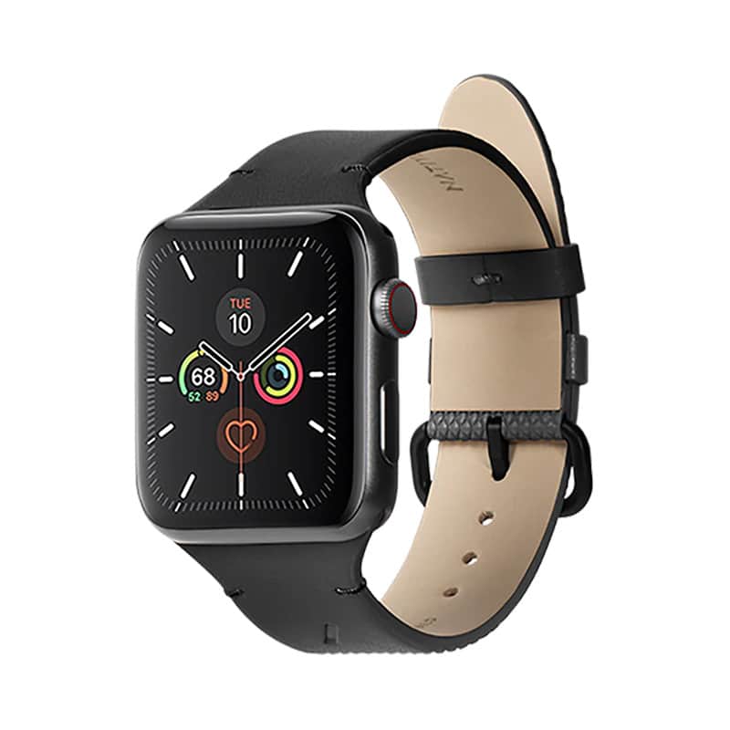 Кожаный ремешок Native Union (RE)Classic Strap для Apple Watch 44-49 мм Черный