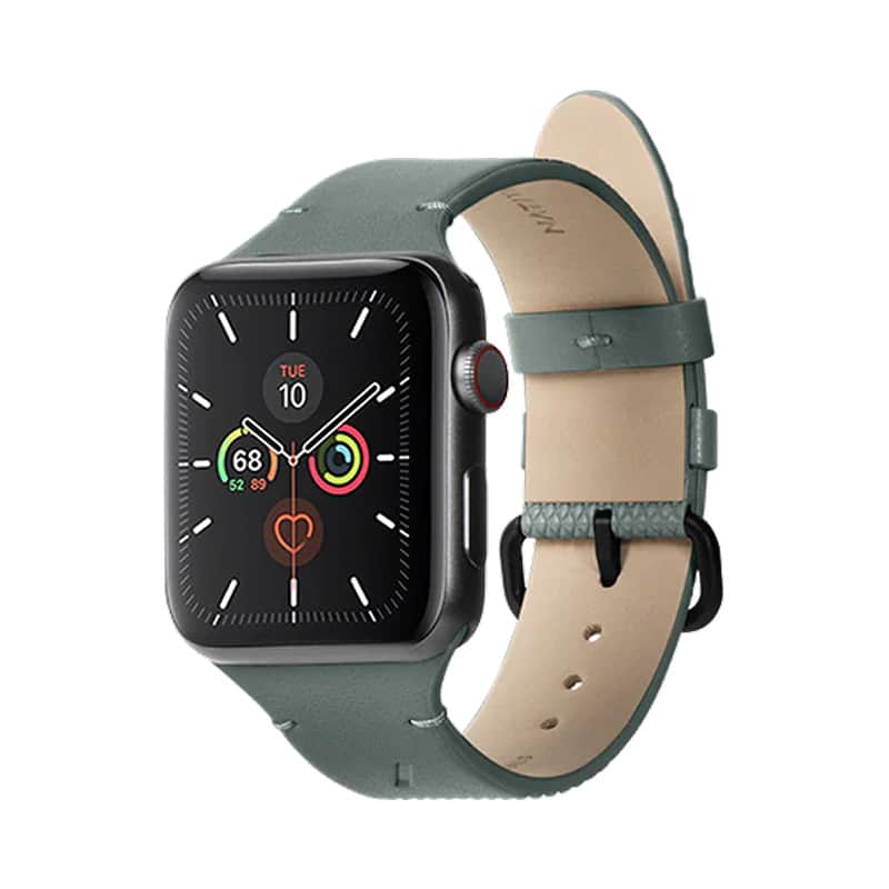 Кожаный ремешок Native Union (RE)Classic Strap для Apple Watch 44-49 мм Зеленый