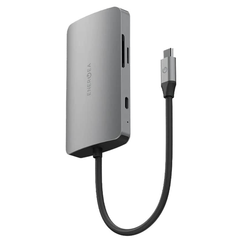 Хаб Type-C 8в1 EnergEA AluHub HD Pro 2 Темно-серый