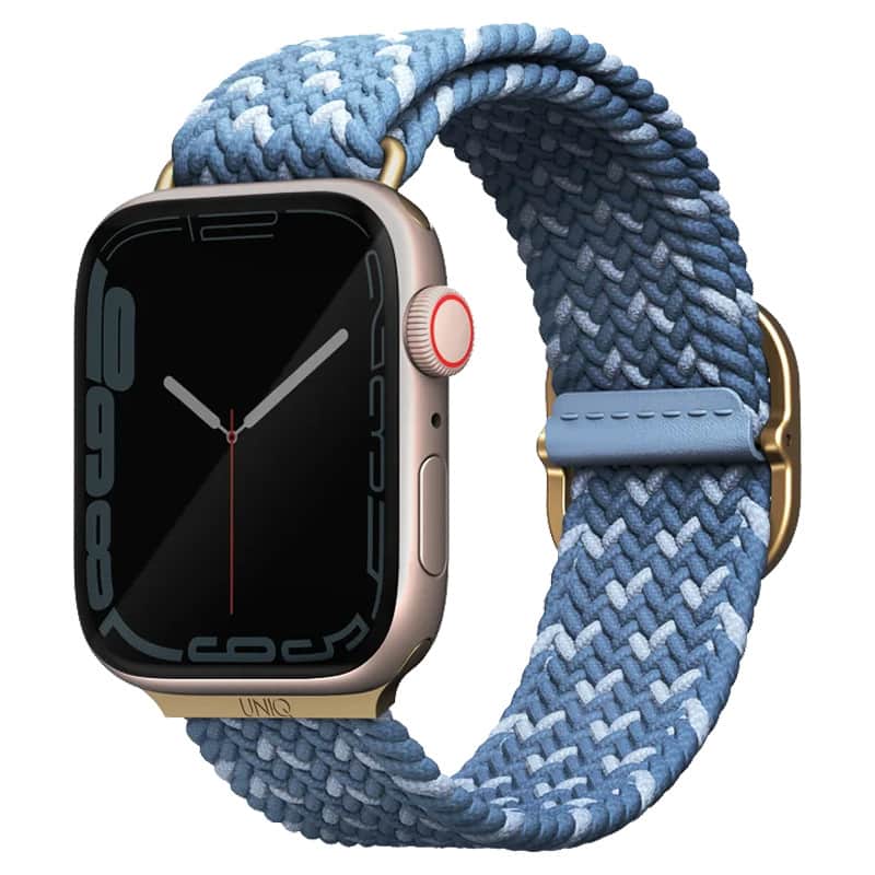 Плетеный ремешок Uniq Aspen DE для Apple Watch 40-42 мм Голубой