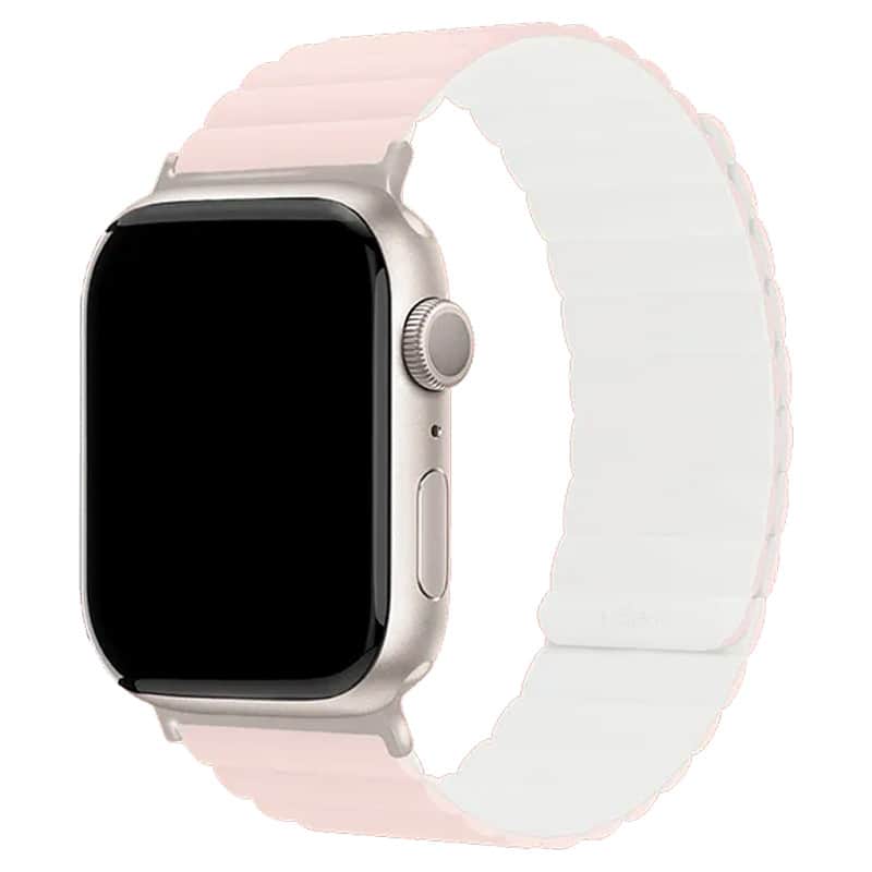 Силиконовый ремешок uBear Mode Strap для Apple Watch 40-42 мм Розовый/Бежевый