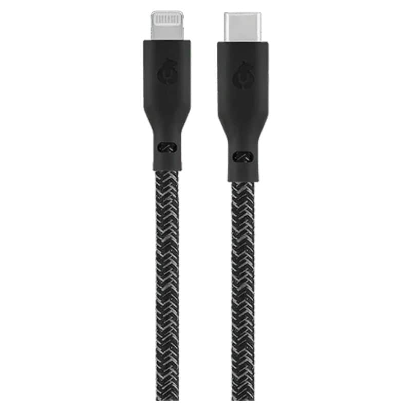 Кабель uBear Trend с разъёмом USB-C/Lightning (1.2 м) Черный