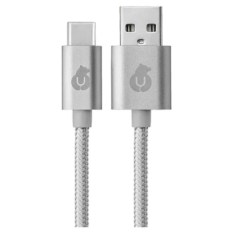 Кабель uBear Cord с разъёмом USB/Type-C (1.2 м) Серый