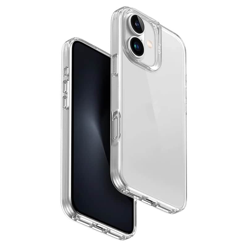 Чехол Uniq Hybrid Air Fender для iPhone 16 Прозрачный