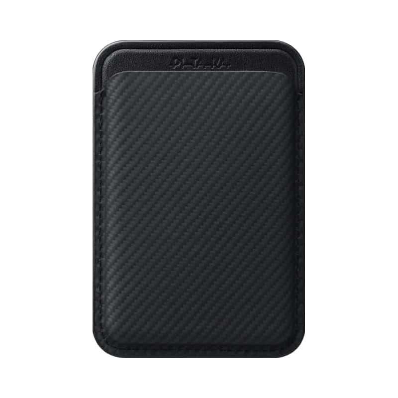 Кардхолдер Pitaka Magnetic Woven Wallet Черный/Серый