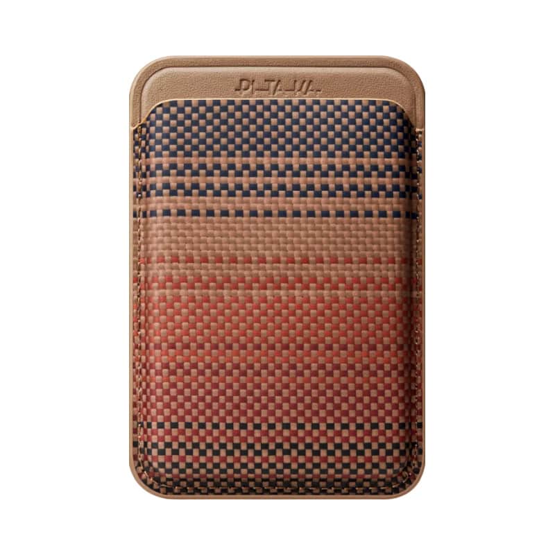 Кардхолдер Pitaka Magnetic Woven Wallet принт Закат