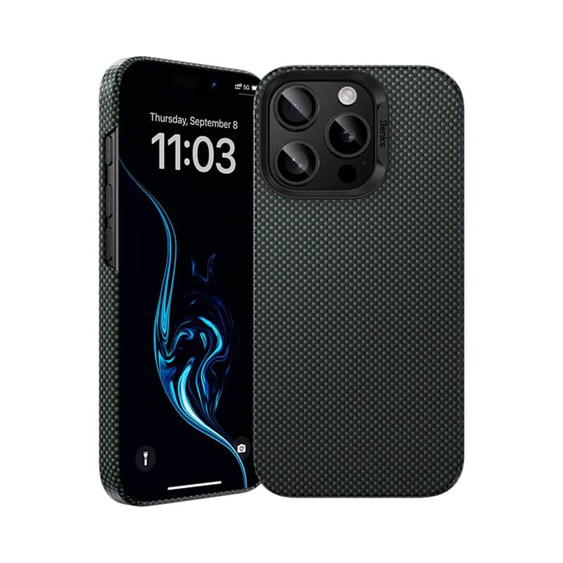 Чехол Benks ArmorTint Kevlar для iPhone 16 Pro Зеленый