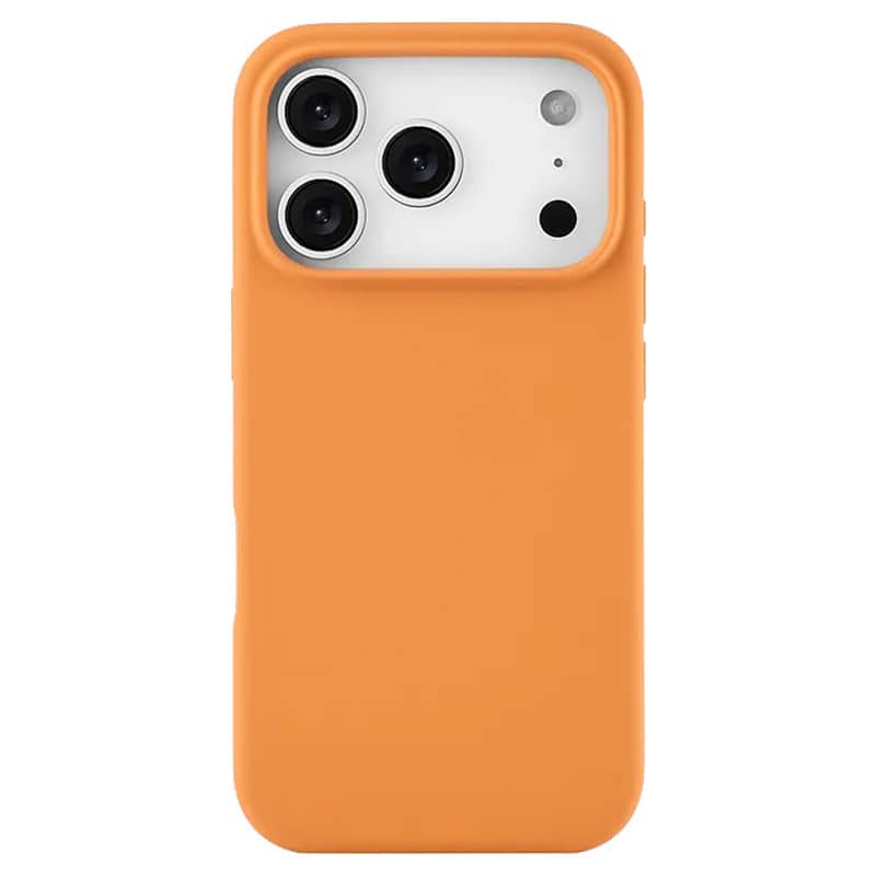 Силиконовый чехол uBear Touch Mag Case для iPhone 17 Pro Оранжевый
