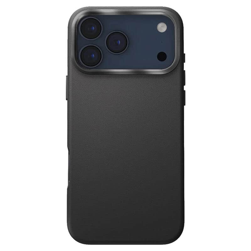 Чехол из экокожи Uniq Lyden MagSafe для iPhone 17 Pro Max Черный