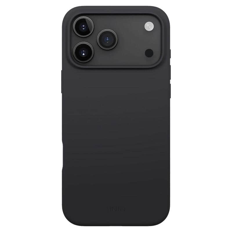 Силиконовый чехол Uniq Lino Magsafe для iPhone 17 Pro Max Угольно-серый