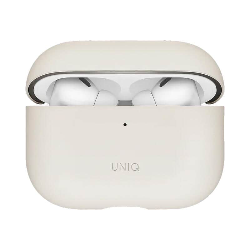 Защитный кожаный чехол Uniq Lyden для AirPods Pro 3 Серый