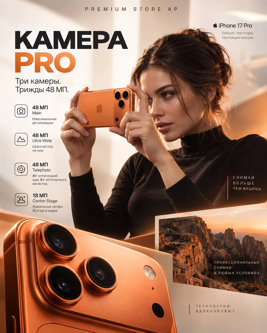 iPhone 17 Pro — купить в Елабуге Premium Store Ap