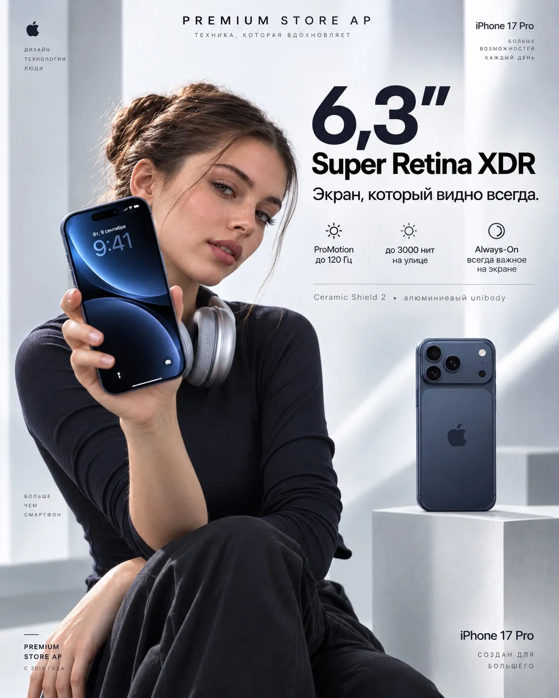 iPhone 17 Pro — купить в Нижнекамске Premium Store Ap